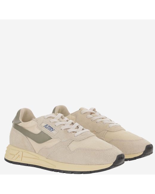 Autry Natural Sneakers Reelwind Leather Trainers for men