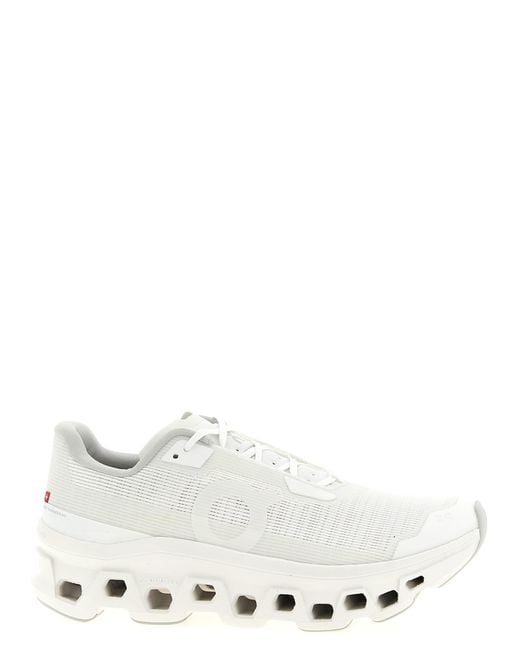 On Shoes White Cloudmster Void Sneakers for men