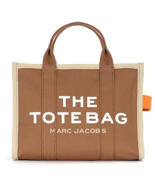 MARC JACOBS THE TOTE BAG ブラウン Marc Jacobs The Colorblock Tote Bag Brown And Beige | Lyst