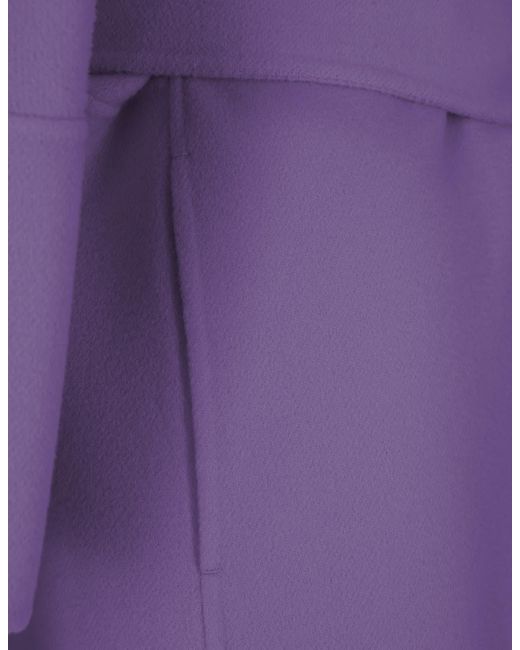 Max Mara Purple Arona Short Coat