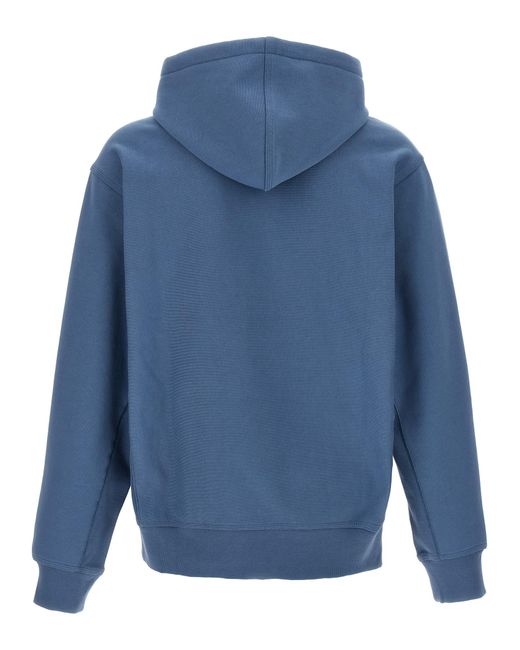 Carhartt Blue American Script Hoodie for men