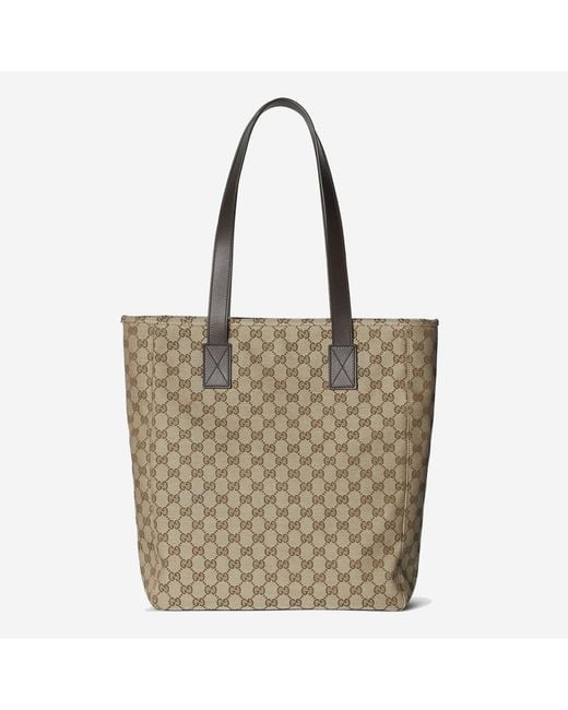 Gucci Natural Gg Fabric Shopping Bag Polyester Shoulder for men