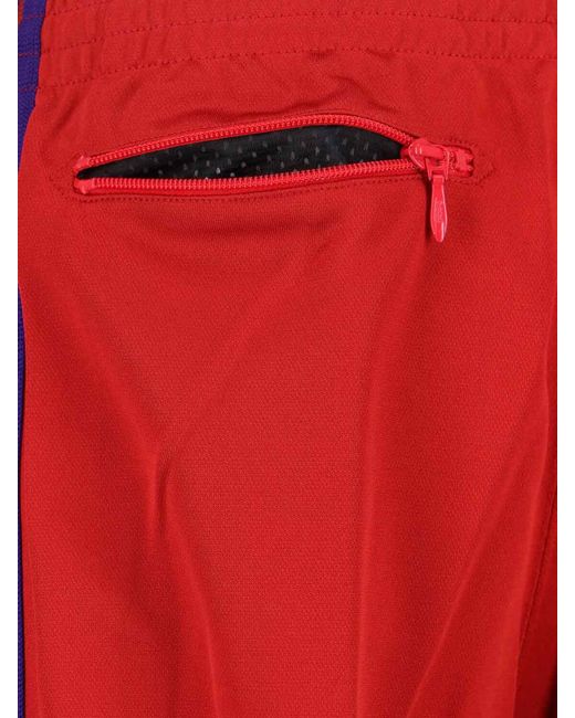 Needles Red Trousers Polyester for men