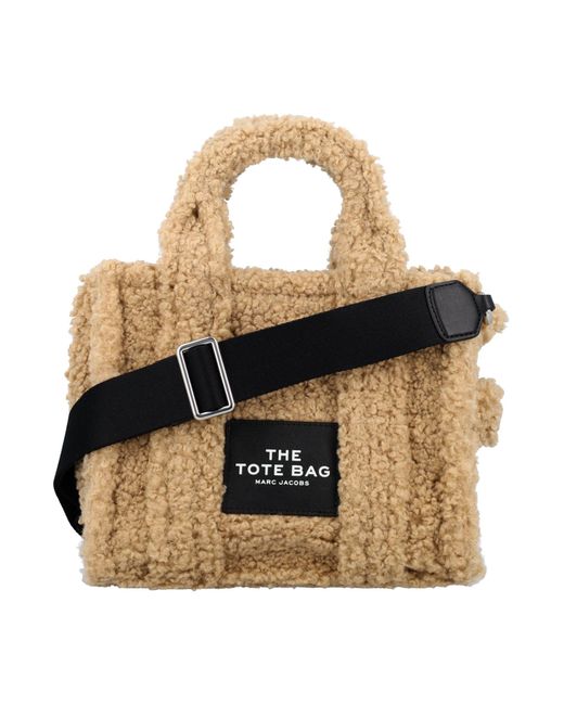Marc Jacobs The Teddy Mini Tote Bag in Beige (Metallic) | Lyst