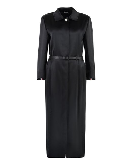 Thom Browne Black Belted Shirtdress