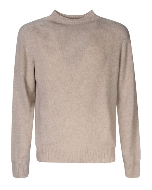 Lanvin Natural Round Neck Sweater for men