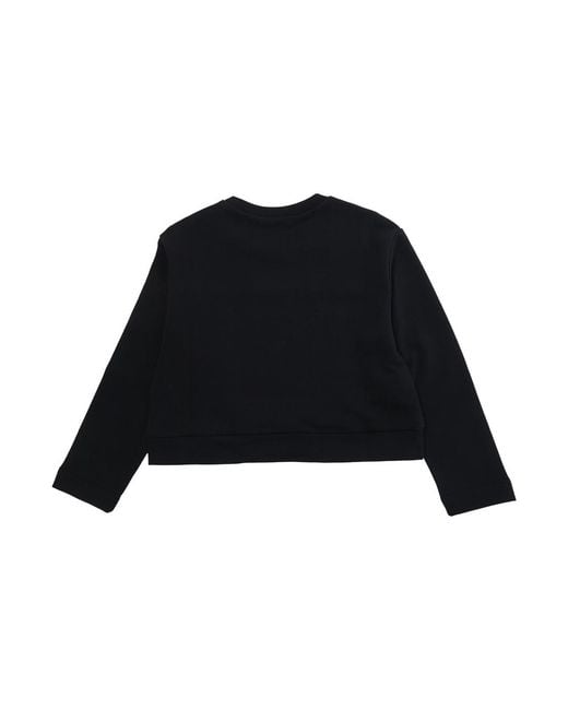 Marni Black Sweatshirt With Logo Cotton Hoods & Sweatshirts