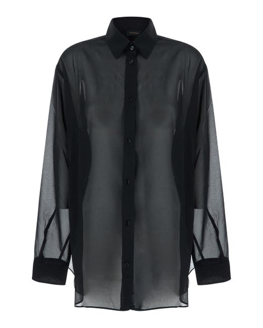 ANDAMANE Black Shirt With Buttons