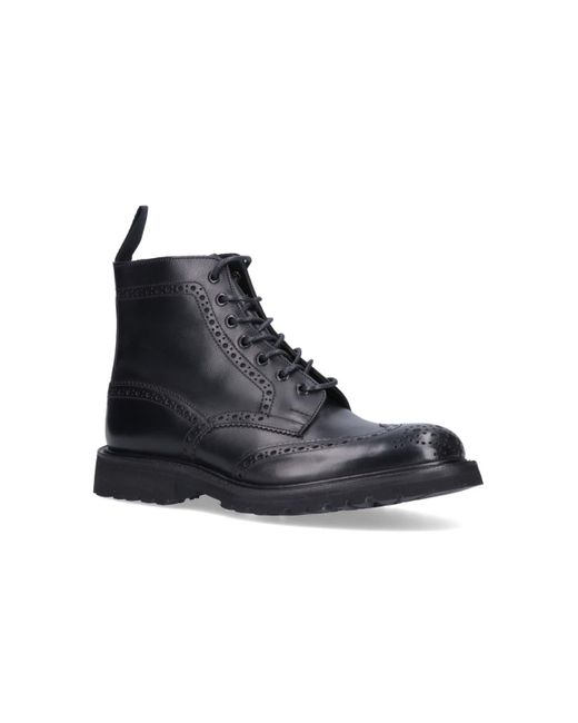 Tricker's Black Boots for men