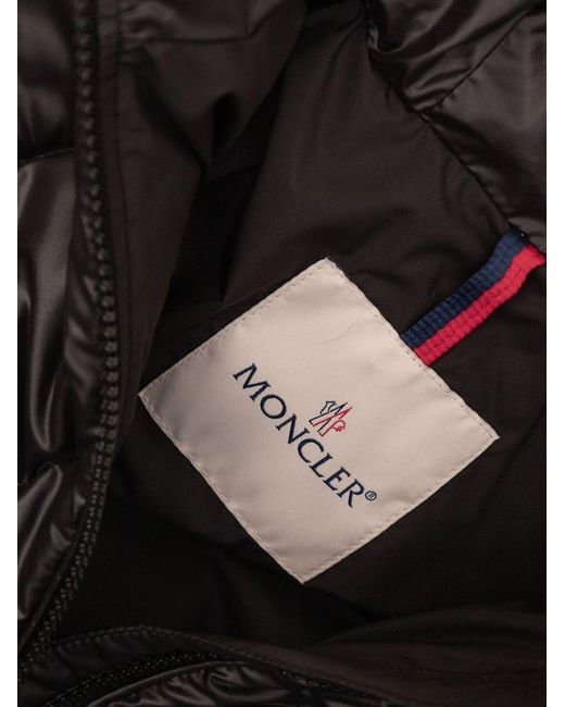 Moncler Brown Down Jacket Padded for men