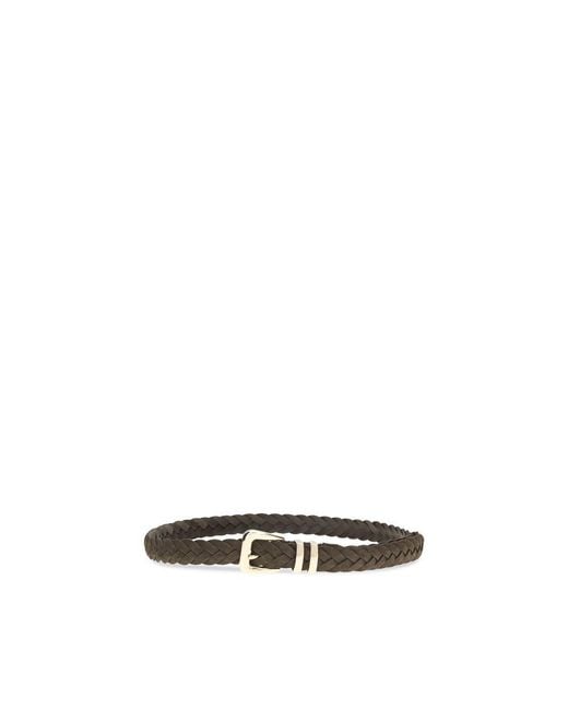 Brunello Cucinelli Brown Calf Leather Bos Taurus Regular Belt for men