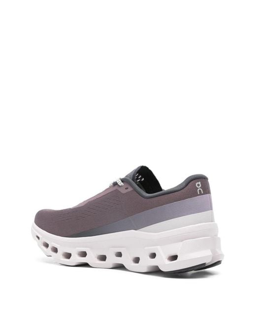 On Shoes Purple Sneakers Cloudmonster 1 Trainers