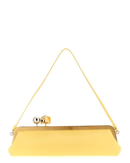 Jacquemus Yellow 'La Pochette Salon' Clutch