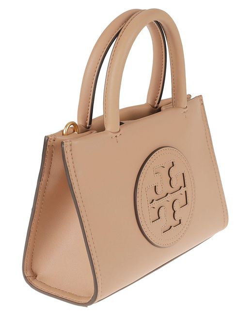 Tory Burch Eco Ella Mini Tote in Natural | Lyst