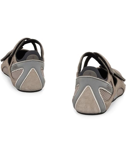 The Attico Black Ballerina Flats Floor 01 Polyurethane Shoes