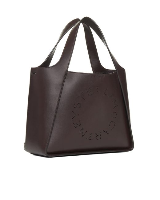 Stella McCartney Brown Logo Alter-nappa Tote Bag