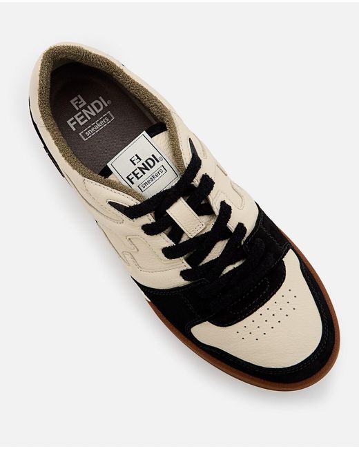 Fendi Black Match Trainers for men