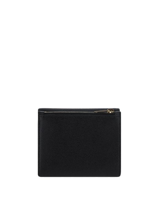 Saint Laurent Black Calfskin Wallet Calf Leather Bos Taurus
