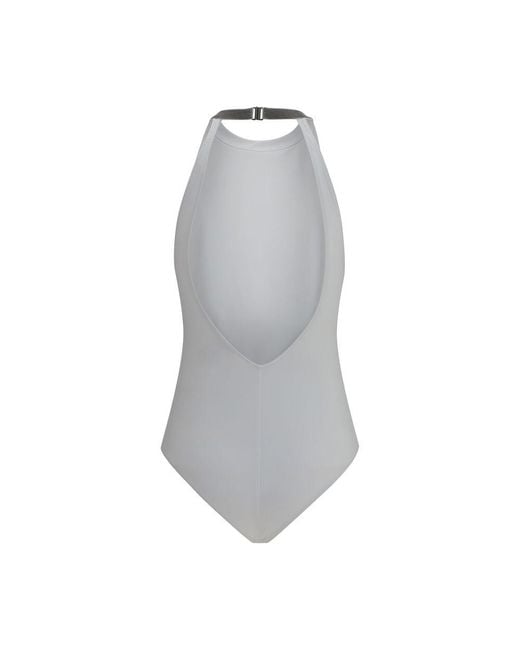 Brunello Cucinelli Gray White Polyamide One