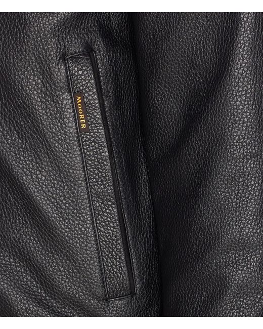 Moorer Black Cleros Jacket for men