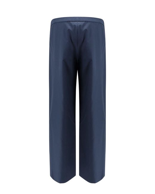 Max Mara Blue Argento Trouser