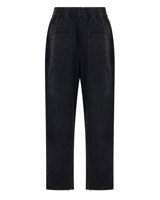 Isabel Marant Blue Track Pants With Zips Cotton for men