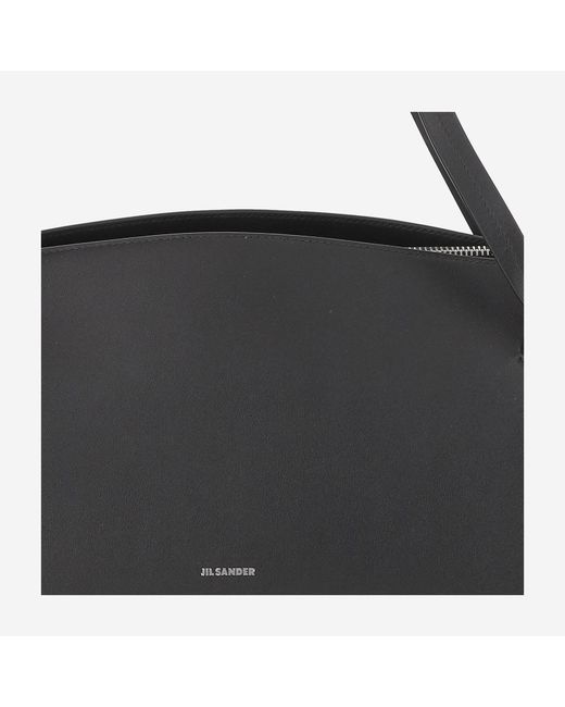 Jil Sander Black Leather Bag Shoulder