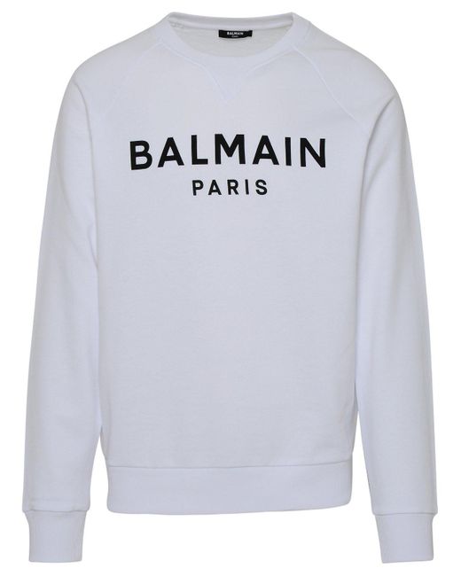 balmain crew neck sweater