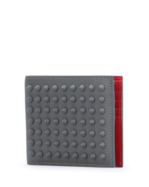 Christian Louboutin Gray Funky Bifold Wallet for men