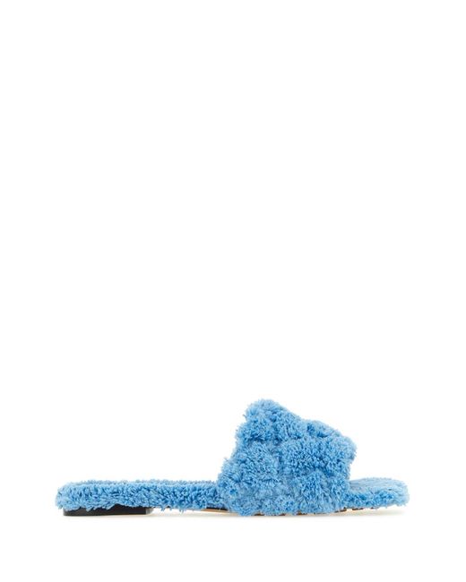 Bottega Veneta Blue Slippers