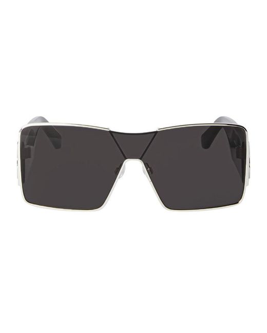 Off-White c/o Virgil Abloh Gray Sunglasses Shield Full Rim, Frame And Dark Lens Oeri14Gaspen7207