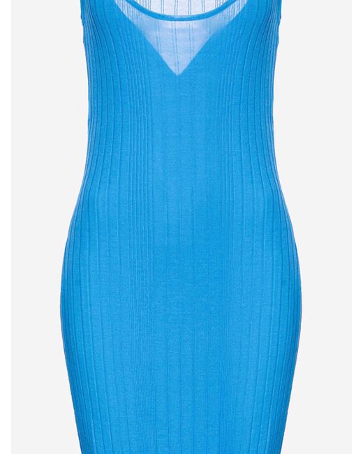 Pinko Blue Midi Dress