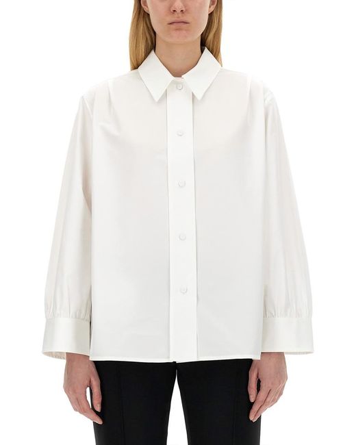 Jil Sander White Shirt With Cotton