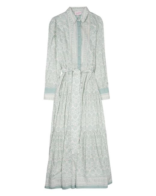 Mc2 Saint Barth Gray Dress Jensen Cotton