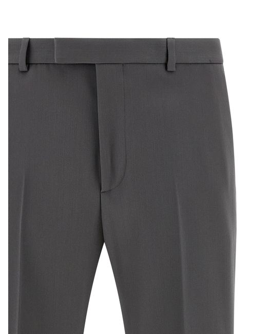 Gucci Gray Tailored Trousers for men
