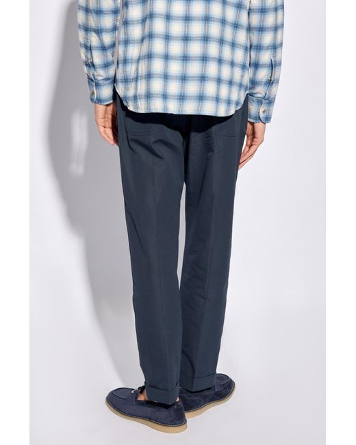 Tom Ford Blue Trousers With Pleats for men