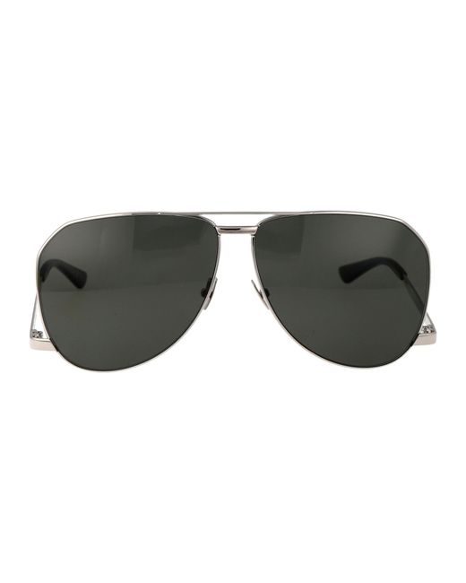 Saint Laurent Black Sl 690 Dust Sunglasses for men