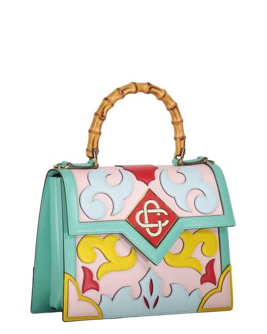 Casablancabrand Multicolor Leather Handbag