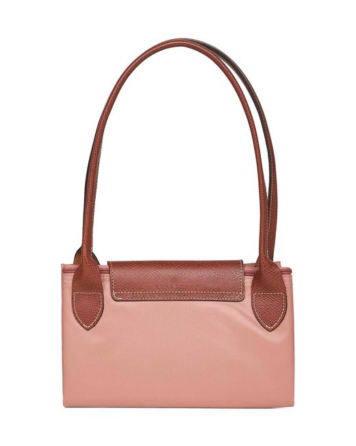Longchamp Pink Le Pliage Original L Shoulder Bag