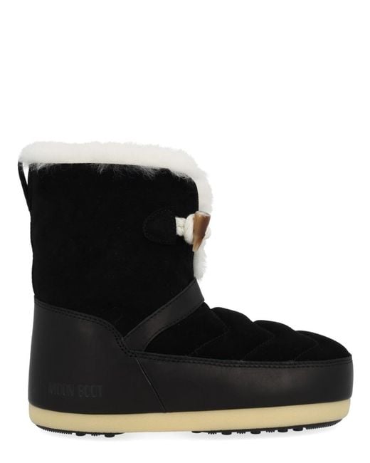 Moon Boot Black Boot Evx Igloo Sheepskin