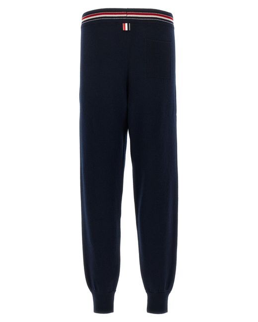 Thom Browne Blue Rwb' Joggers for men