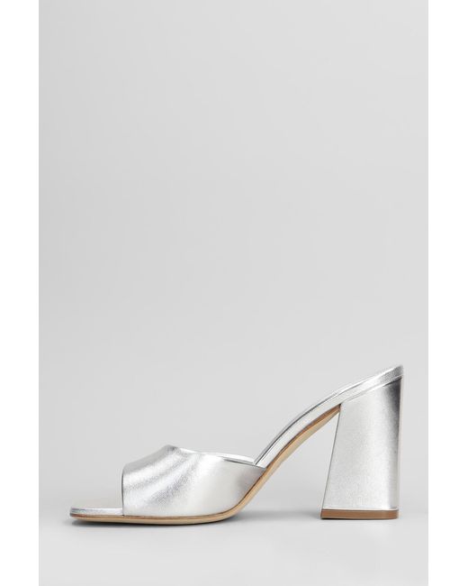 3Juin White Sasha 090 Slipper-Mule
