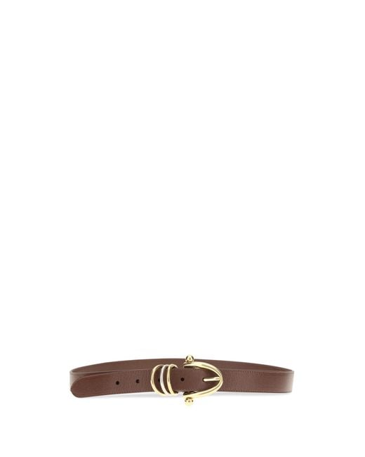 Chloé White Bracelet Belt Calf Leather Bracelets