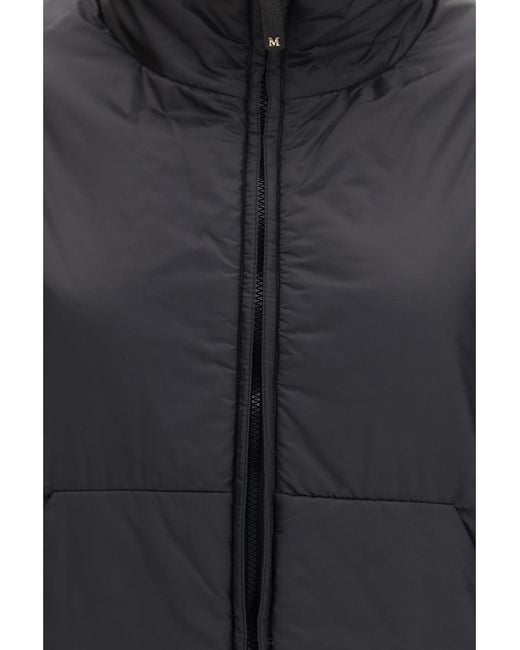 Max Mara Black Short Padded Jacket Outer: Polyester Puffer