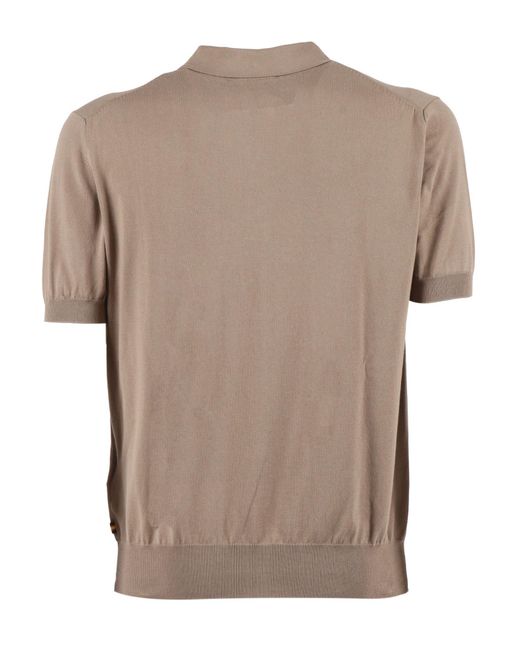 K-Way Brown Pleyne Polo Shirt for men