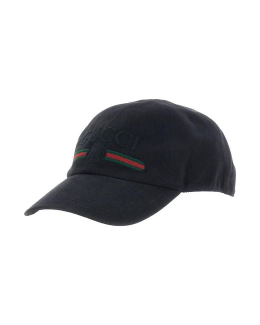 Gucci Blue Hat Cotton for men