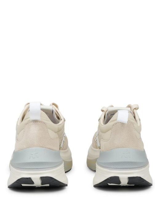 Premiata White Sneakers Hill Trainers