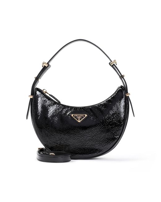 Prada Black Arque Naplak Bag