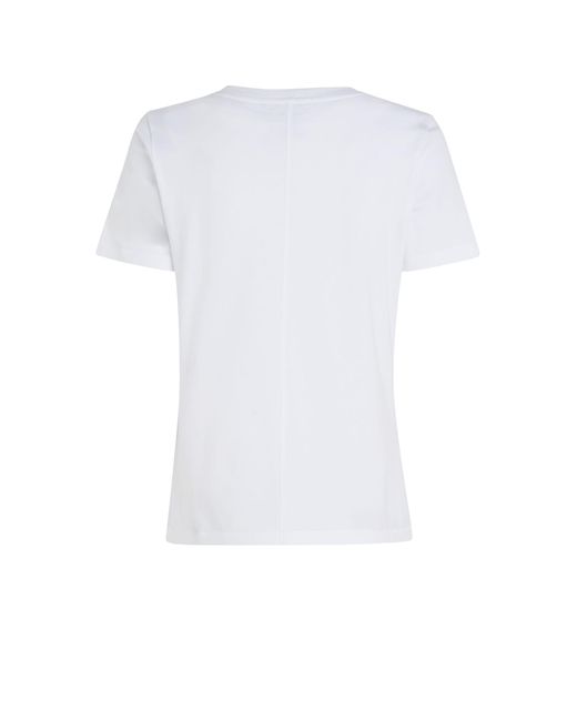 Tommy Hilfiger White T-Shirt With Mini Logo
