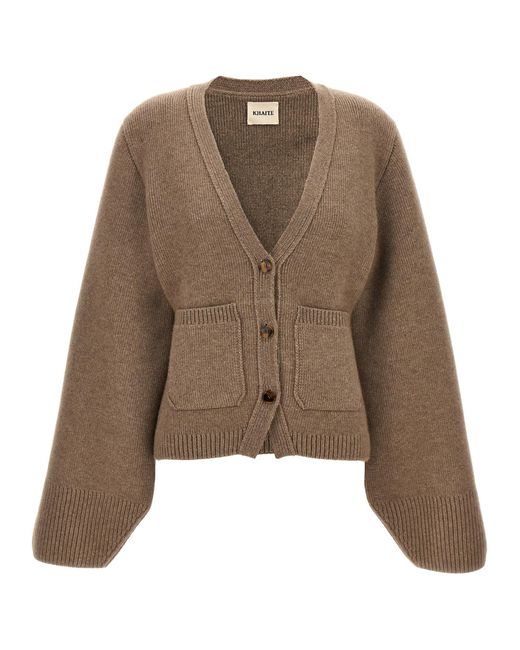 Khaite Brown Scarlet' Cardigan